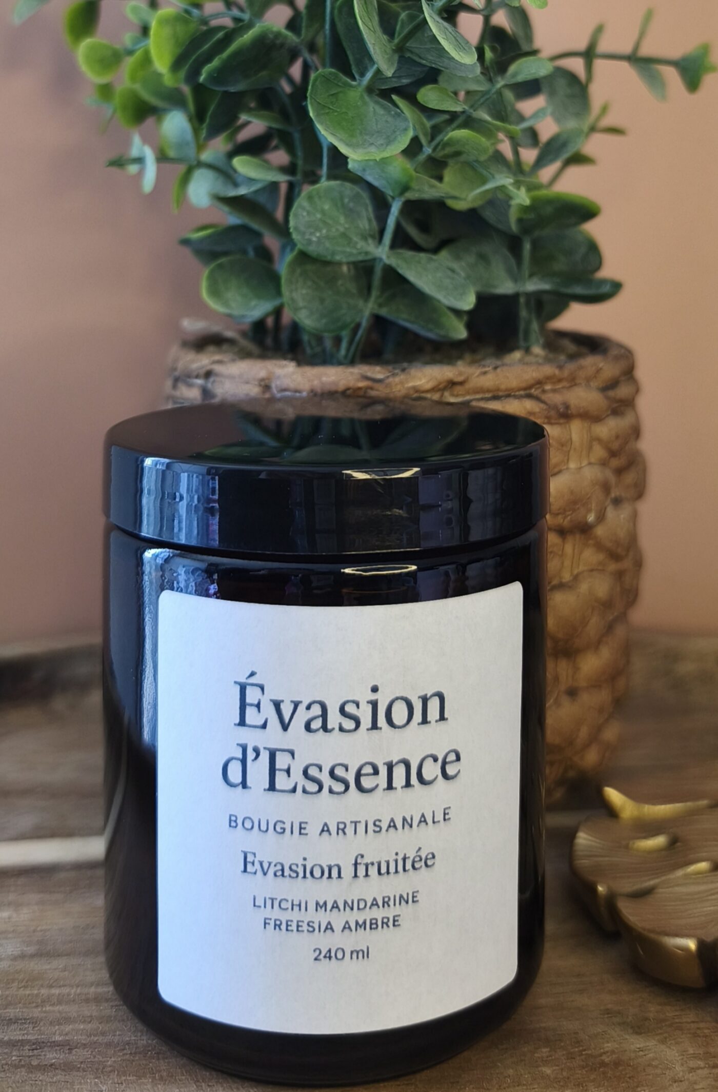 Bougie Artisanale Évasion Fruitée