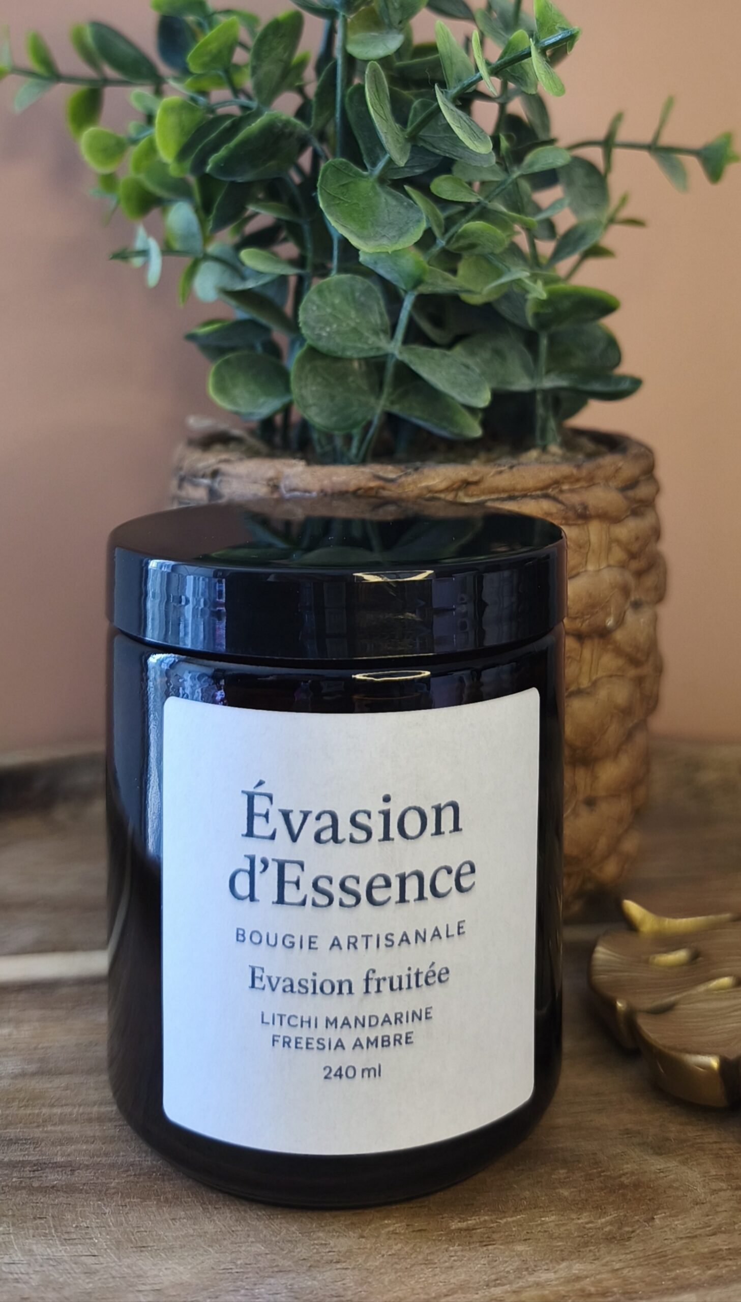 Bougie Artisanale Évasion Fruitée
