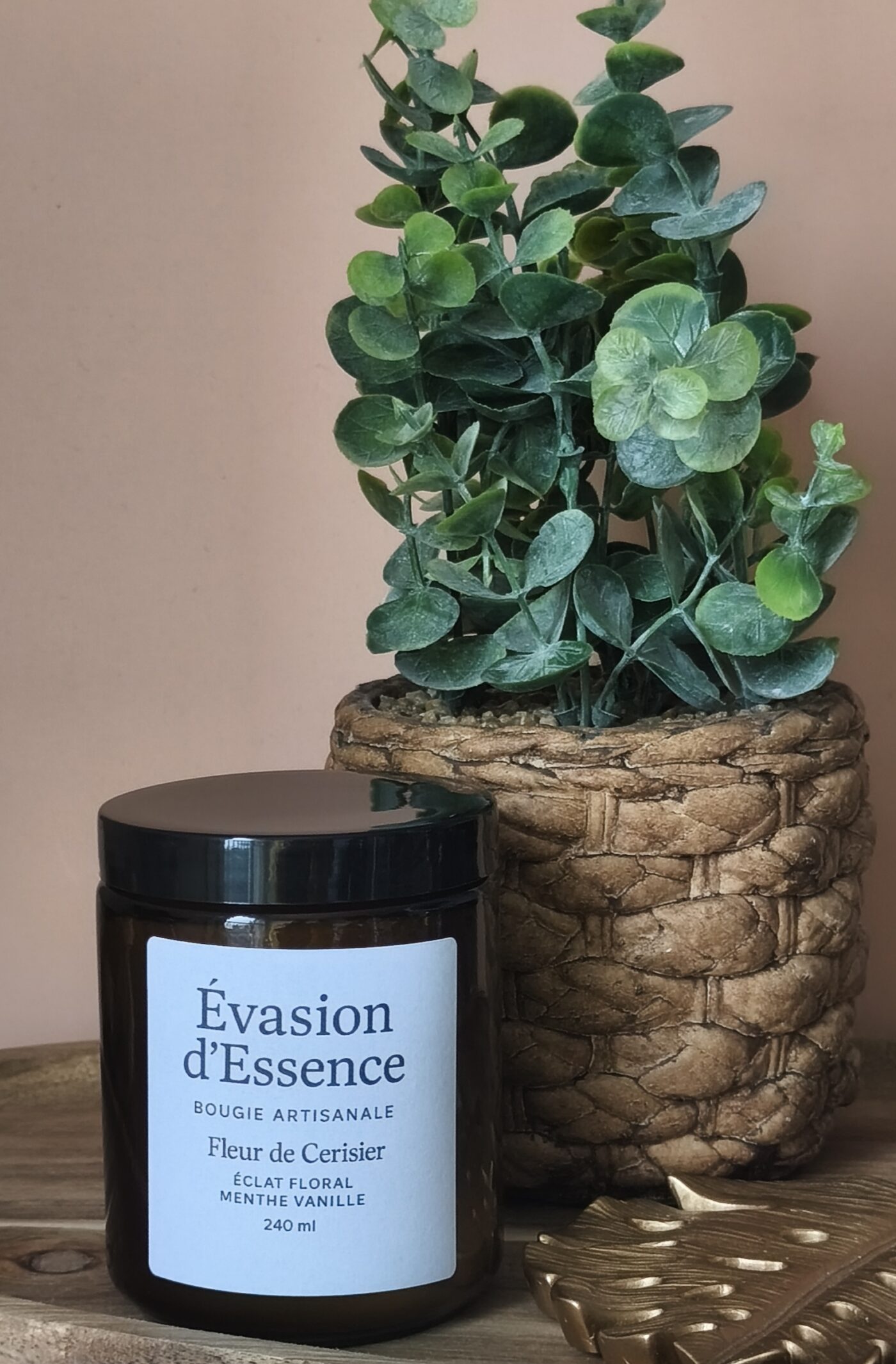 Bougie Artisanale – Fleur de Cerisier