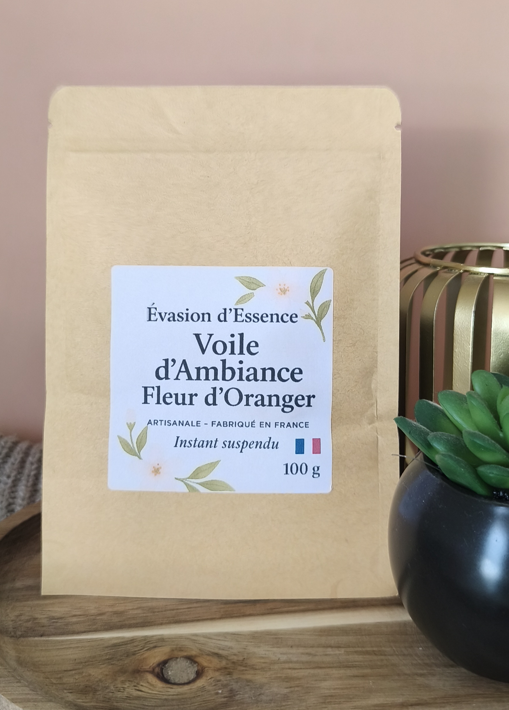 Poudre Parfumée Artisanale – Fleur d'oranger